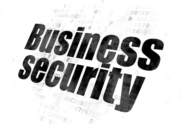 Conceito de segurança: Business Security on Digital background — Fotografia de Stock