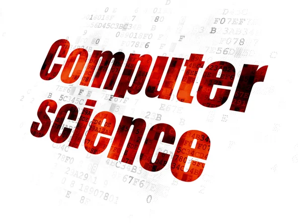 과학 개념: 디지털 배경 컴퓨터 과학 — 스톡 사진