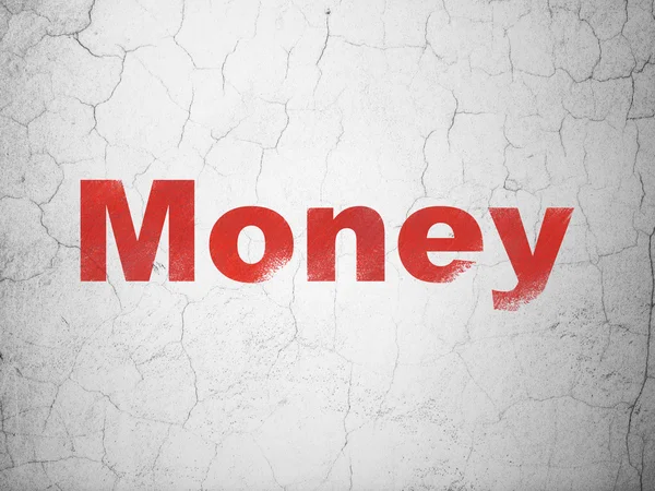 Valuta koncept: pengar på väggen bakgrund — Stockfoto