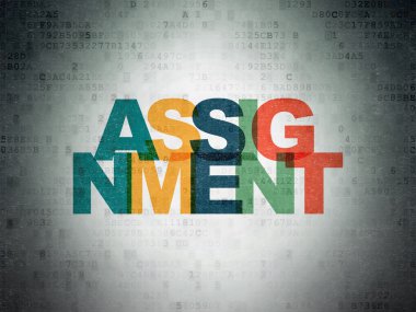 Hukuk kavramı: dijital veri kağıt arka plan atama