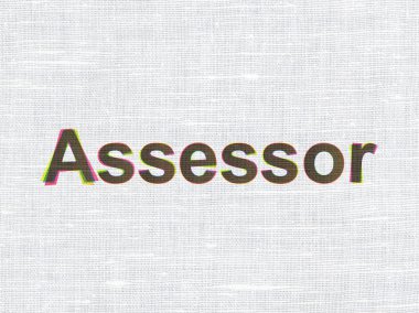 Sigorta konsepti: Kumaş doku arka planda değerlendirici