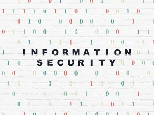 Concepto de seguridad: Seguridad de la información en el fondo —  Fotos de Stock