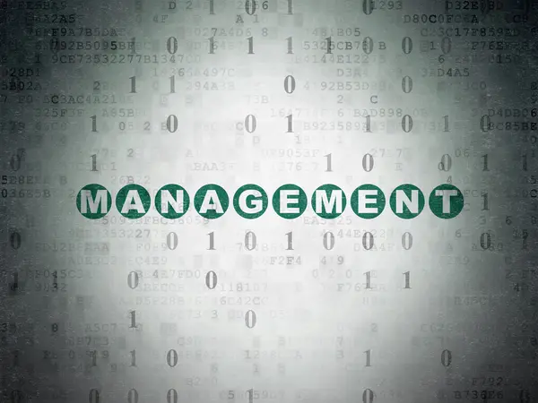 Finance concept: Management on Digital Data Paper background — Stock Photo, Image