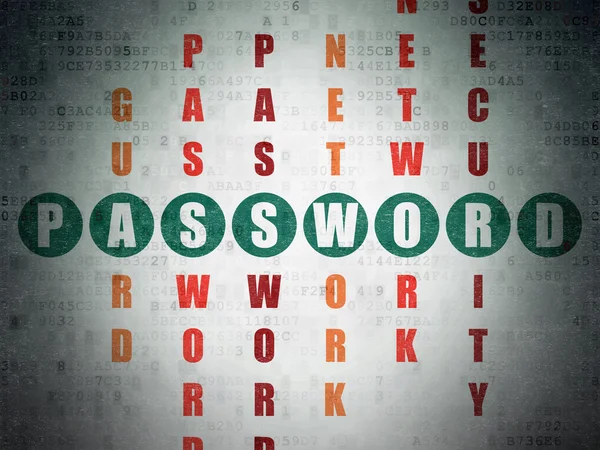 Protection concept: Password in Crossword Puzzle — Stock Photo, Image