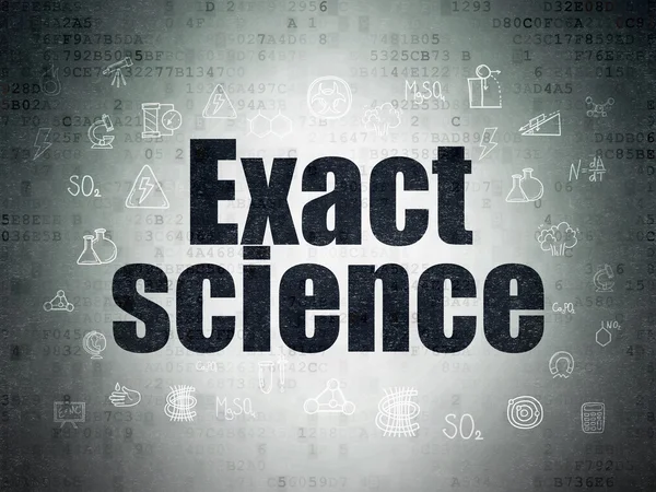 Concept scientifique : Exact Science on Digital Data Paper background — Photo