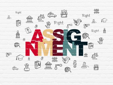 Hukuk kavramı: duvar arka plan atama