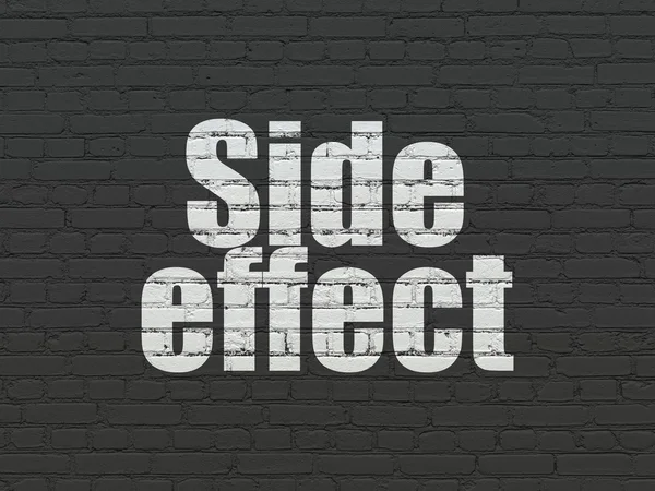 Health concept: Side Effect on wall background — Stok fotoğraf