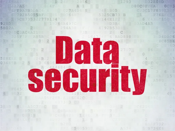 Concept de sécurité : Sécurité des données sur fond de papier numérique — Photo