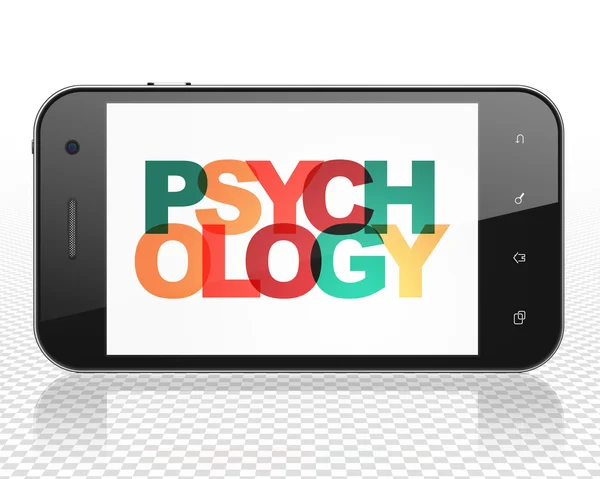 Healthcare concept: Smartphone with Psychology on  display — Stock Photo, Image