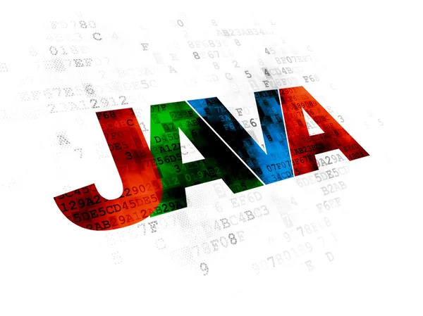 软件的概念︰ Java 数字背景 — 图库照片