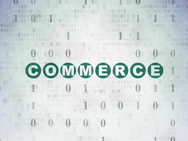 Concetto di finanza: commercio su base Digital Data Paper — Foto Stock