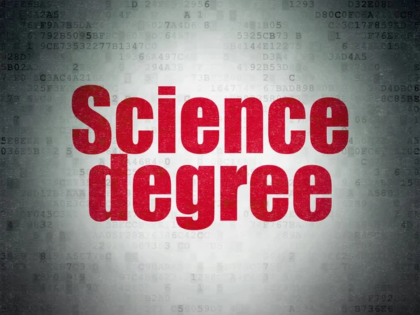 Conceito de ciência: Licenciatura em Ciências Digitais — Fotografia de Stock