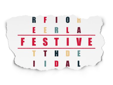 Eğlence, kavram: Bulmaca içinde şenlikli