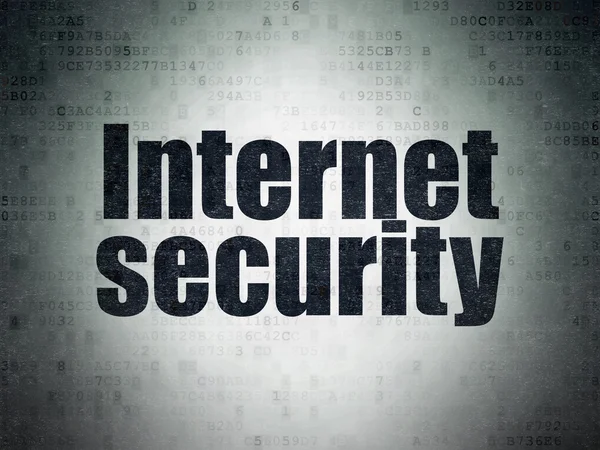 Concept de confidentialité : Internet Security on Digital Data Paper background — Photo