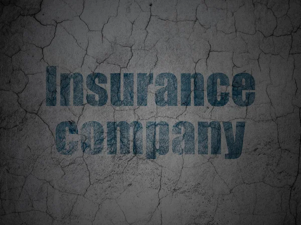 Pojem pojištění: pojišťovna na pozadí zeď grunge — Stock fotografie