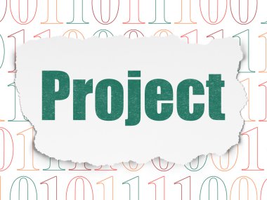 İş konsepti: Yırtık Kağıt arka plan projesi