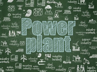 Manufacuring kavramı: santral okul yönetimi arka plan üzerinde