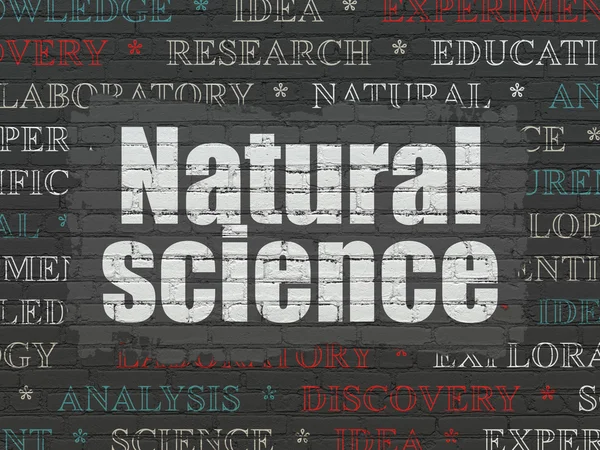 Concept scientifique : Sciences naturelles sur fond de mur — Photo