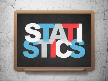 İş kavramı: okul yönetimi arka plan üzerinde istatistikleri