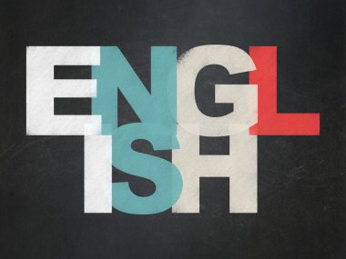 Eğitim kavramı: okul yönetimi arka plan üzerinde İngilizce