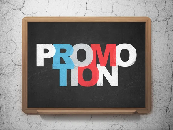 Marketing concept: Promotion on School Board background — Stock Photo, Image