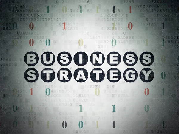 Concepto financiero: estrategia empresarial sobre el fondo del Libro Digital —  Fotos de Stock