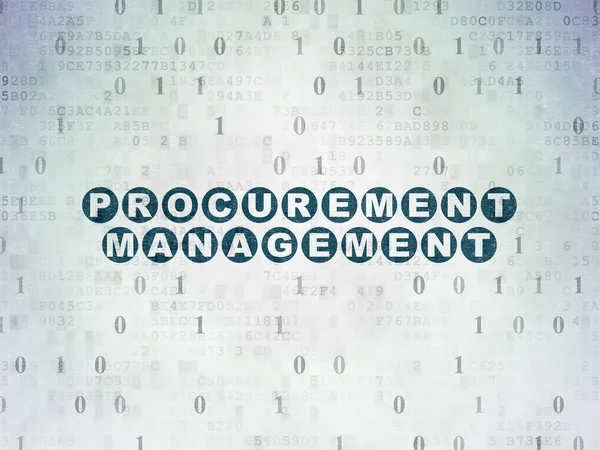 Business concept: Procurement Management on Digital Paper background — Stock Photo, Image