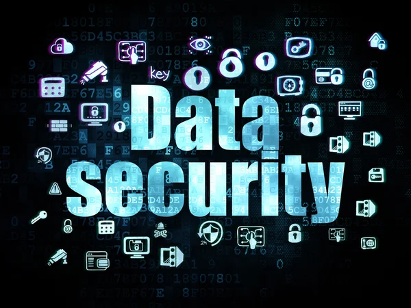 Protection concept: Data Security on Digital background — Stock Photo, Image