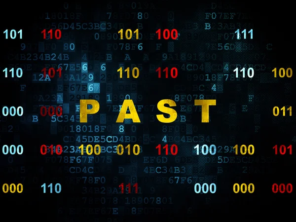 Timeline concept: Past on Digital background — Stock Photo, Image