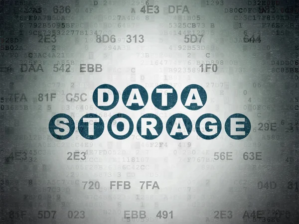 Koncept dat: ukládání dat na digitální papír na pozadí — Stock fotografie