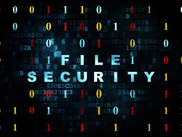 セキュリティの概念: デジタル背景ファイルのセキュリティ — ストック写真