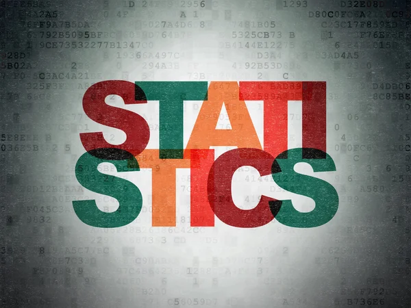 Business concept: Statistics on Digital Paper background
