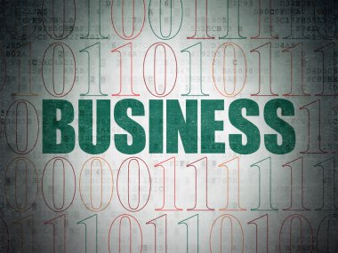 Ekonomi kavramı: dijital kağıt arka plan üzerinde iş