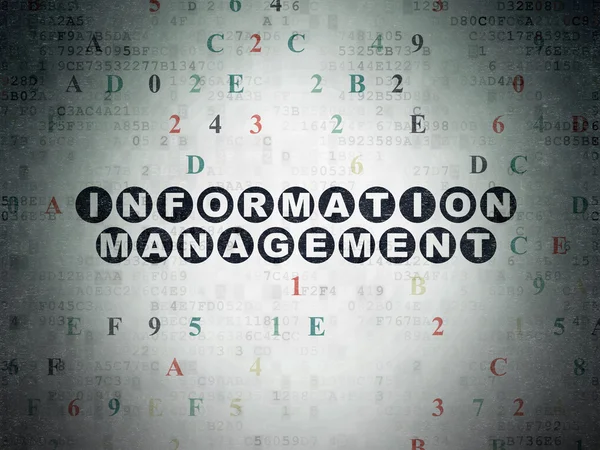Data concept: Information Management on Digital Paper background — Stock Photo, Image