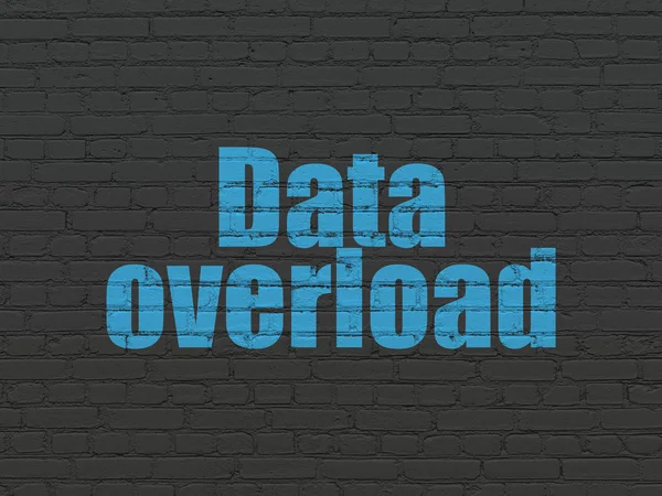 Information concept: Data Overload on wall background — Stock Photo, Image