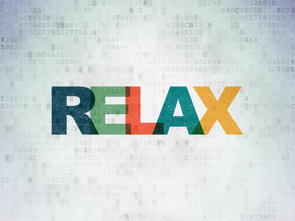 Travel concept: Relax on Digital Paper background — ストック写真