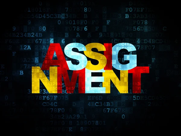 Law concept: Assignment on Digital background