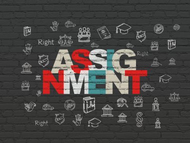 Hukuk kavramı: duvar arka plan atama