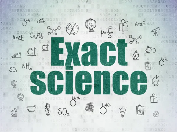 Science concept: Exact Science on Digital Paper background — 스톡 사진