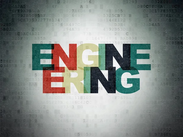 Science concept: Engineering on Digital Paper background — Zdjęcie stockowe