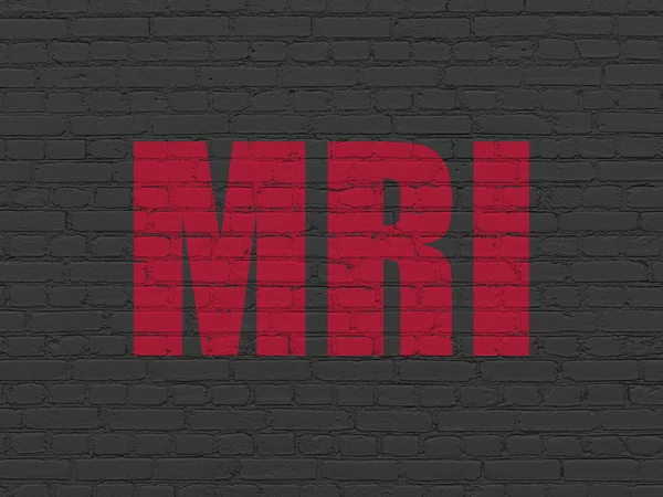 Medicine concept: MRI on wall background — Stock Photo, Image