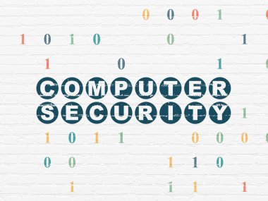 Gizlilik kavramı: bilgisayar güvenlik duvarı arka plan üzerinde