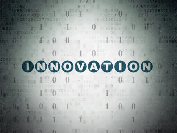 Finance koncept: Innovation på digitala papper bakgrund — Stockfoto