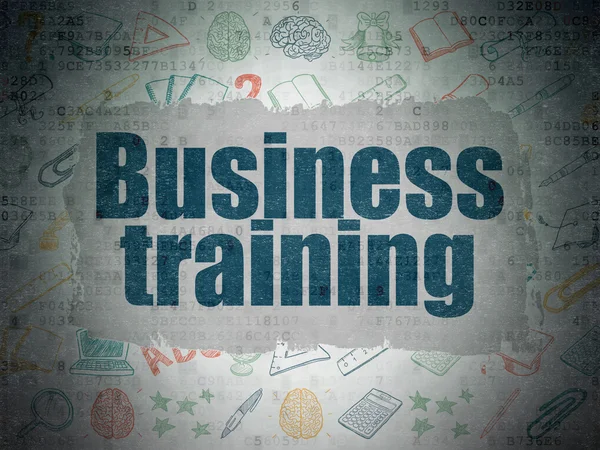 Studying concept: Business Training on Digital Paper background — Stock Photo, Image