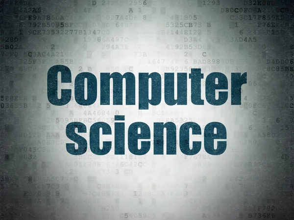 Science concept: Computer Science on Digital Paper background — 图库照片