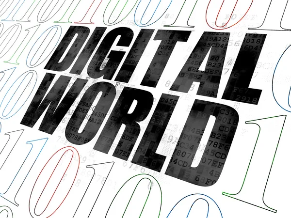 Veri kavramı: dijital arka plan dijital dünya — Stok fotoğraf