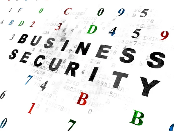 Concetto di protezione: Business Security on Digital background — Foto Stock