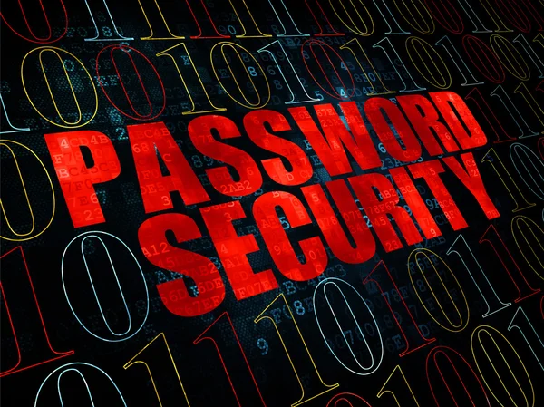Protection concept: Password Security on Digital background — Stock Photo, Image