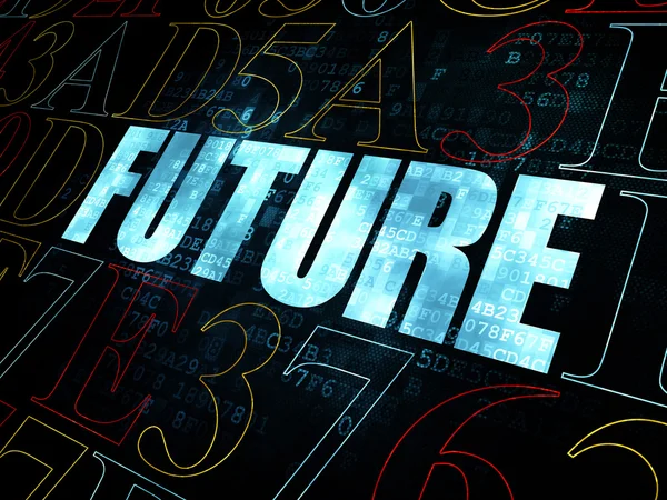 Timeline concept: Future on Digital background — Stock Photo, Image