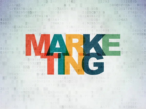 Concepto de marketing: Marketing en el contexto del Libro Digital —  Fotos de Stock